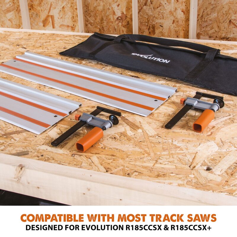 Evolution ST1400 | 55 in. | Circular Saw Track | Clamps & Carry Bag Included - Image 11