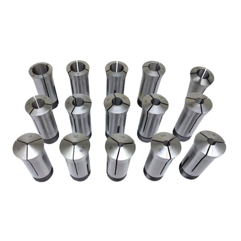 Bodee  5C-15PCS 1/8-1"x16ths Precision Round Collets, Hardened & Ground - Image 2