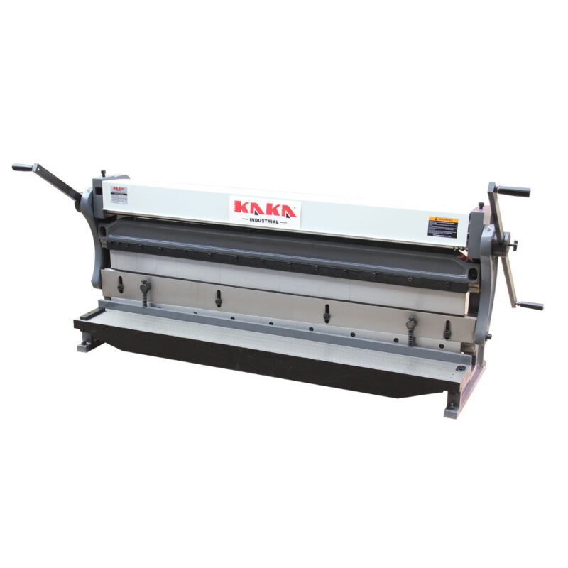 Kaka industrial Sheet Metal Brake 3-In-1/52, 52-Inch Combination Sheet Metal Brake, Shear Press Brake 20-Gauge Capacity, Shears and Slip Roll Machine for Shear Bending Rolling, Brake Shear Roll Machine - Image 2