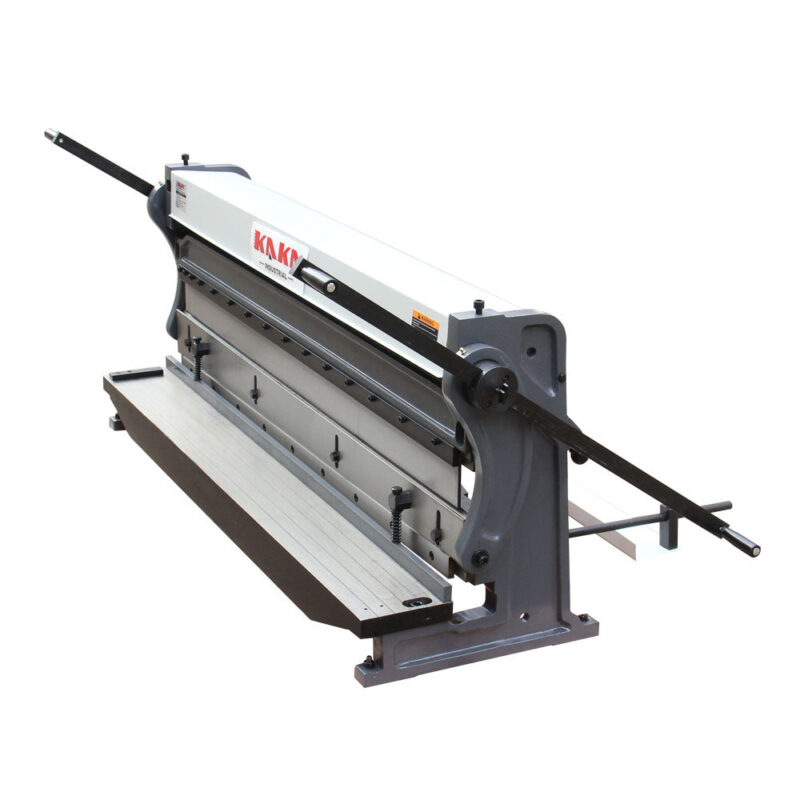 Kaka industrial Sheet Metal Brake 3-In-1/52, 52-Inch Combination Sheet Metal Brake, Shear Press Brake 20-Gauge Capacity, Shears and Slip Roll Machine for Shear Bending Rolling, Brake Shear Roll Machine - Image 3