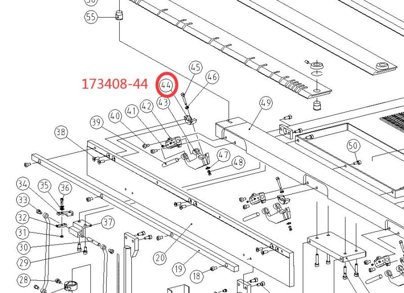 44# Tee for EB-4816M