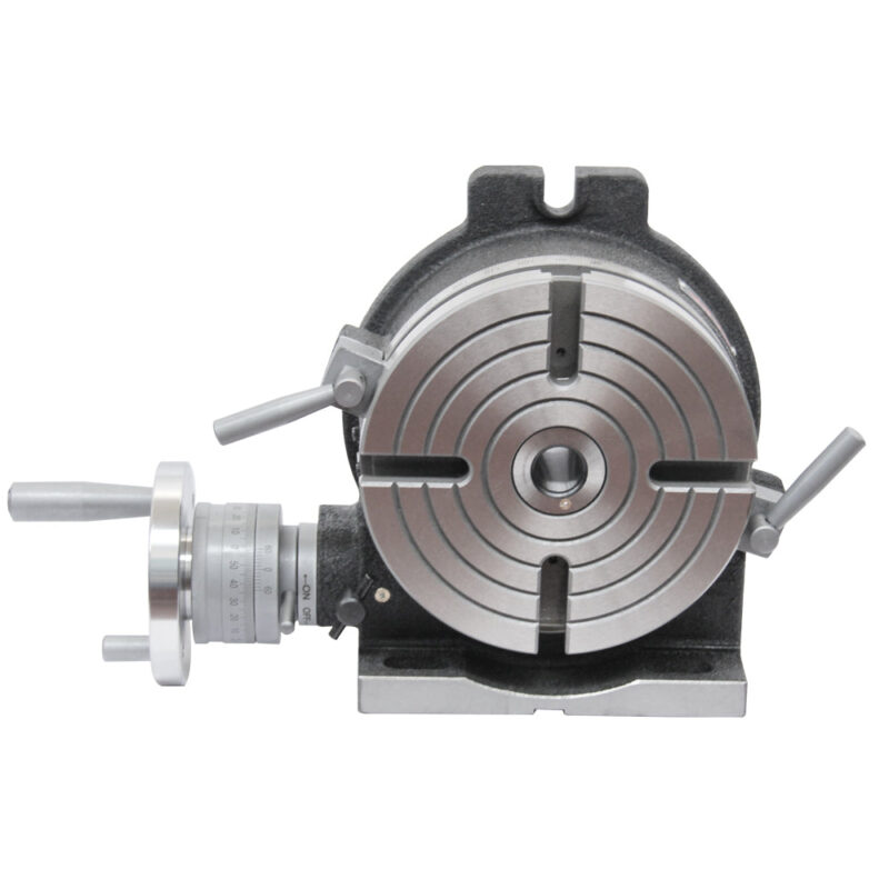 Kaka Industrial HV-8, 8”Horizontal Vertical Rotary Table Rotary table TSL Vertical & Horizontal MT3 Center Sleeve Rotary Table 4 slot Precision Milling Table 360 Degrees Precision Rotary Table - Image 4