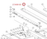 60# Solid thick clamping bar for EB-4816M