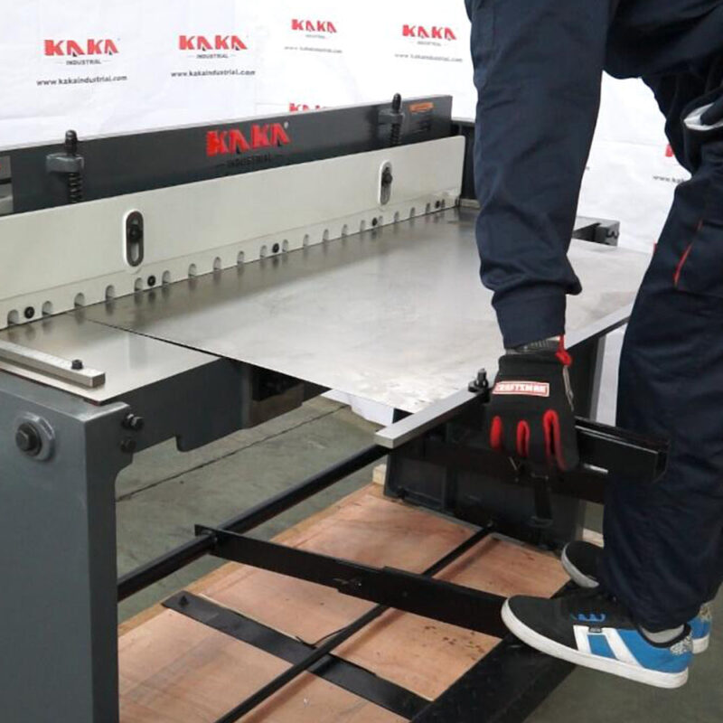 KAKA Industrial Q01-9818B, 98-Inch Foot Stomp Shear Solid Construction High Precision Sheet Metal Foot Shear, 18Gauge Mild Steel Capacity - Image 8