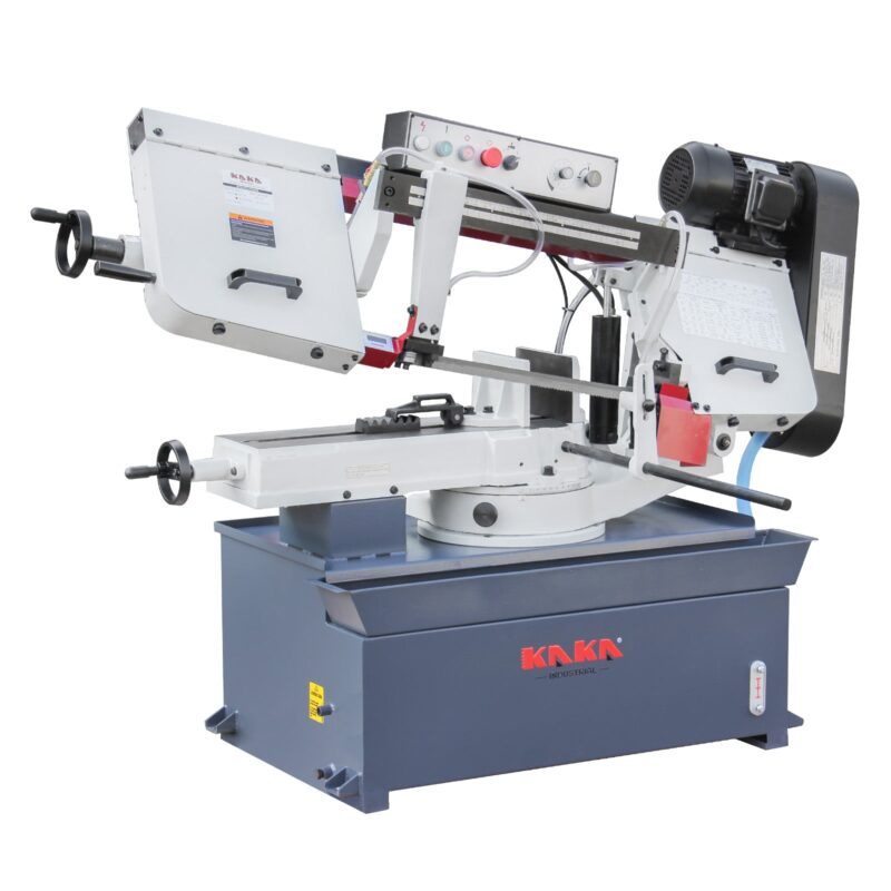 Kaka Industrial BS-1018R 10 inch horizontal bandsaw, Metal Cutting Band Saw, the bow can be swiveled between 45° and 90°Solid Design, Solid Design, Horizontal High Precision Vice Metal Band Saw220V-60Hz-1PH - Image 3