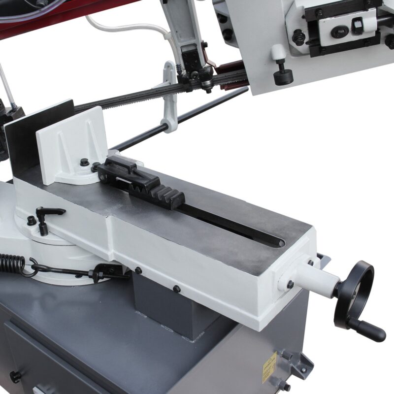 Kaka Industrial BS-1018R 10 inch horizontal bandsaw, Metal Cutting Band Saw, the bow can be swiveled between 45° and 90°Solid Design, Solid Design, Horizontal High Precision Vice Metal Band Saw220V-60Hz-1PH - Image 6