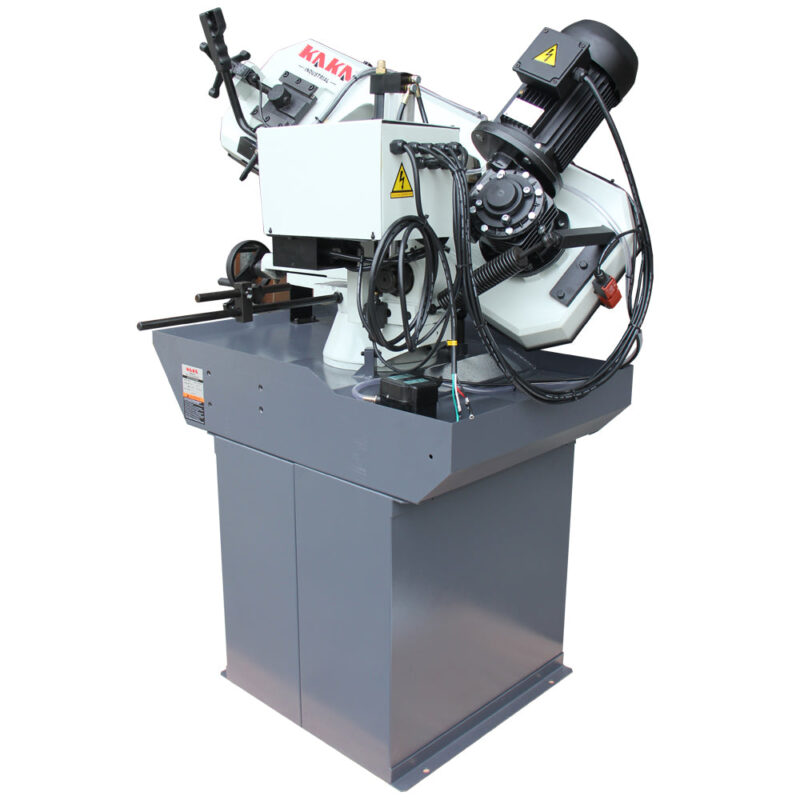 KAKA Industrial BS-106G horizontal bandsaw Metal Cutting Band Saw, Cuts up to 9” round metal stock at 90°. Swivel head miters up to 60°. 230V-60HZ-3PH - Image 3