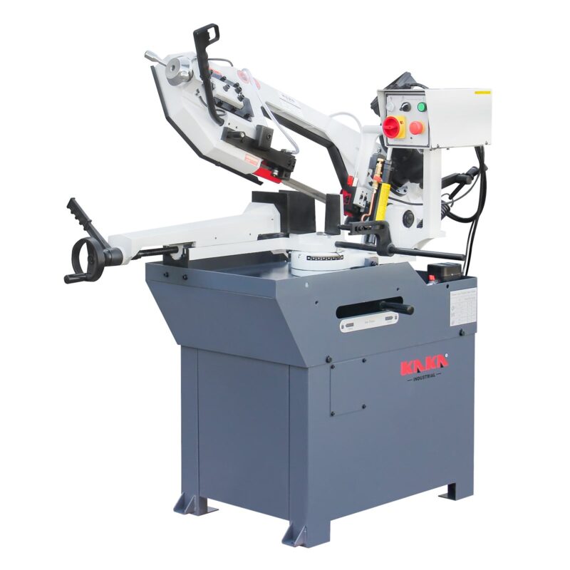 Kaka Industrial BS-108G horizontal bandsaw Metal Cutting Band Saw, Cuts up to 10”x7.9" round metal stock at 90°. Swivel head miters up to 60°. Motor power 1.1kw /1.5HP, 115V-60HZ-1PH - Image 2