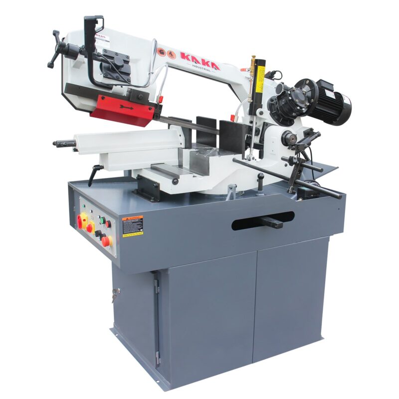 KAKA Industrial BS-126G Dual Miter 12"x6" Capacity Metal Cutting Band Saw Built-in Coolant Double Blade Speed Horizontal Saw with 230V 3 Phase Motor - Image 2