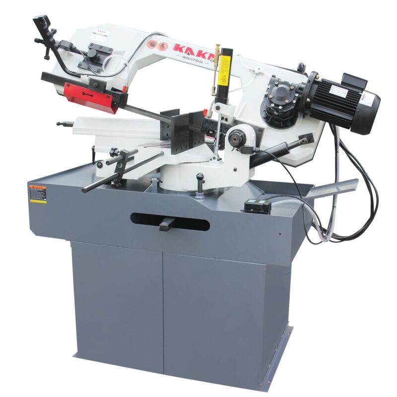 KAKA Industrial BS-126G Dual Miter 12"x6" Capacity Metal Cutting Band Saw Built-in Coolant Double Blade Speed Horizontal Saw with 230V 3 Phase Motor - Image 3