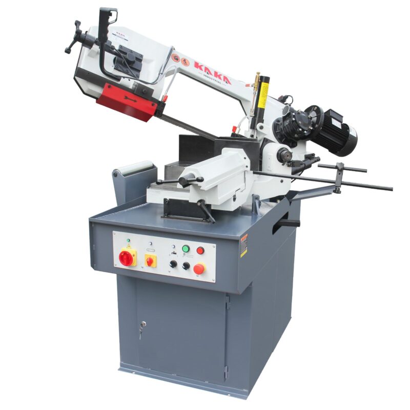 KAKA Industrial BS-126G Dual Miter 12"x6" Capacity Metal Cutting Band Saw Built-in Coolant Double Blade Speed Horizontal Saw with 230V 3 Phase Motor - Image 4