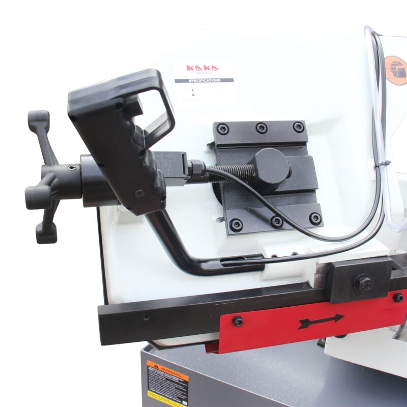 KAKA Industrial BS-126G Dual Miter 12"x6" Capacity Metal Cutting Band Saw Built-in Coolant Double Blade Speed Horizontal Saw with 230V 3 Phase Motor - Image 9