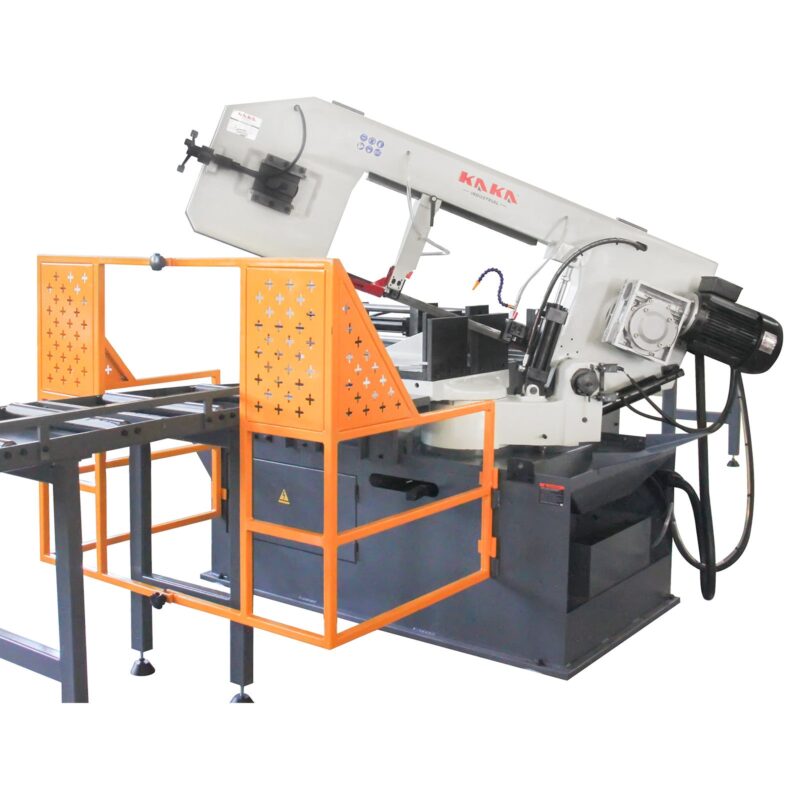 KAKA INDUSTRIAL BS-1810G 18"x9.8" PLC control Horizontal Band Saw, Hydraulic Shutle Vices and Swivel on both sides 220V 3phase - Image 4