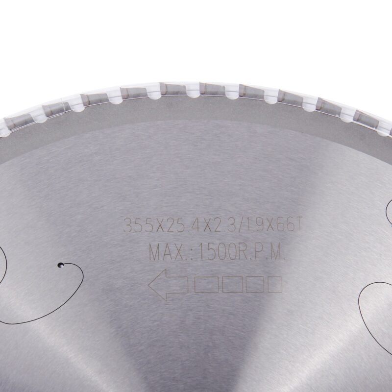 KAKA Industrial Chop Saw Blade for CHS-355, TCT Cutting Saw Blade for Steel, 14-Inch x 66-Tooth,14 BLADESS Steel Cutting Saw Blade - Image 6