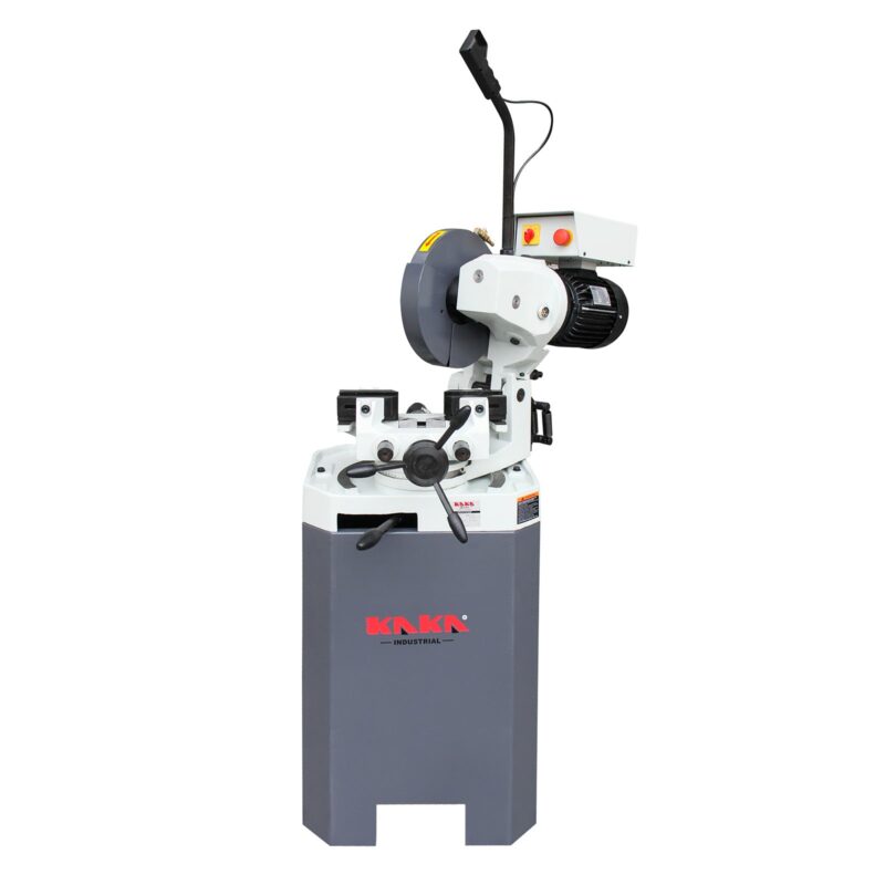 KAKA Industrial CS-12 12" Heavy Duty Manual Cold Saw 22-44 rpm blade speed, 12" Blade Diameter,Double Speed Cold Saw, Double clamp structure Head Floor Type Cutting Chop Saw 3-Phase 220V, 3/1.5hp Motor - Image 4