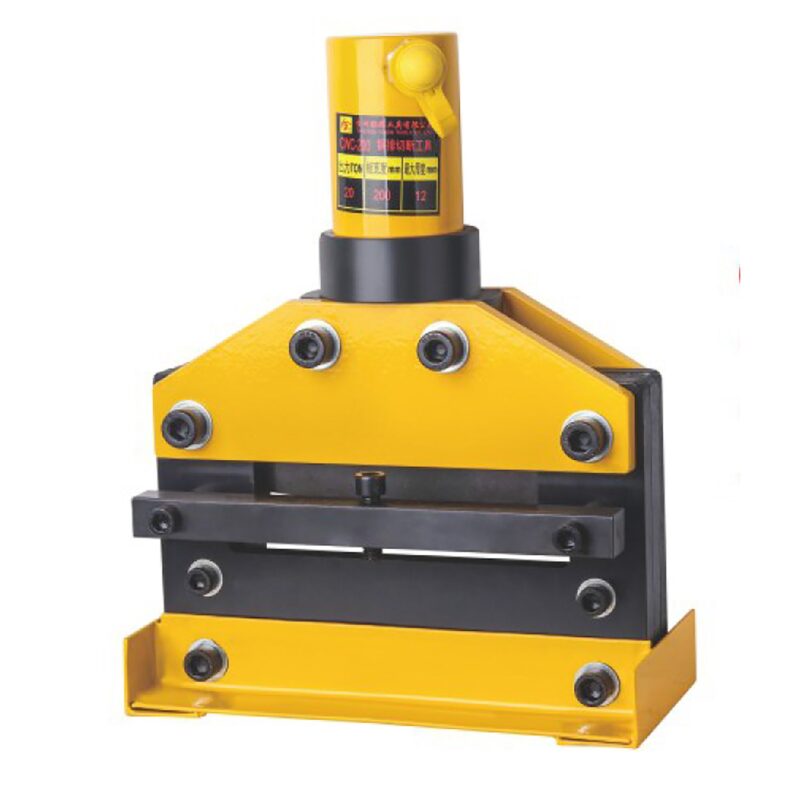 Kaka Industrial CWC200 Hydraulic Busbar Guillotine Shear C/W Straight Cutter, 35T Out Force, 0.47" thick 7.87" Width Cutter