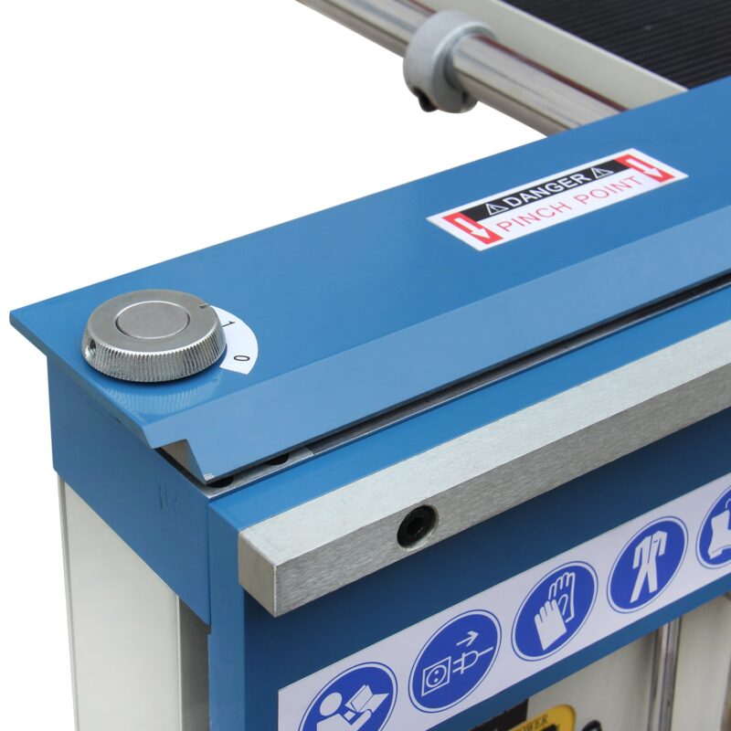 Kaka Industrial EB-4816M Magnetic Sheet Metal Brake, 48-Inch Magnetic clamping Pan and Box Bending Brake, 16-Gauge Mild Steel Capacity, 6-ton magnetic power, bend boxes or pans to any depth 220V-60HZ-1PH - Image 5