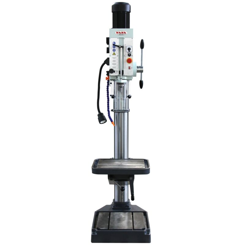 KAKA Industrial GD-40 Gear Head Vertical Drill Press, 8 Steps Speed Adjustable Head Hight Depth DRO Industrial Grade Drilling Tapping Machine with 220V 3 Phase Motor - Image 4