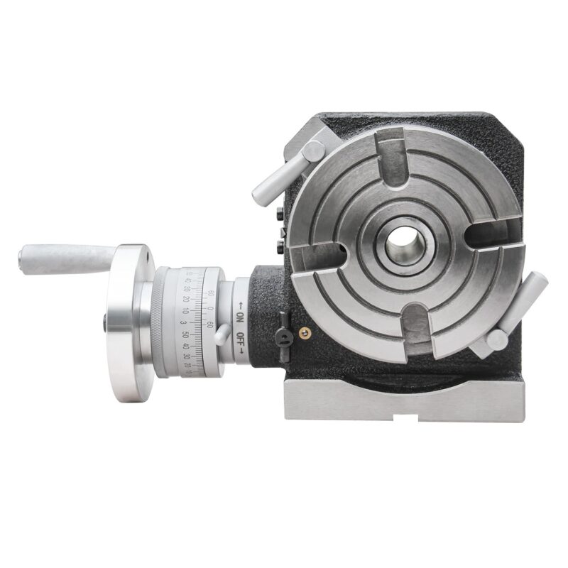 Kang Industrial HVP-41, Rotary Table with Dividing Plate DP-1, 4 Inch Rotary Table Milling Machine Horizontal Vertical Indexing Plate - Image 8