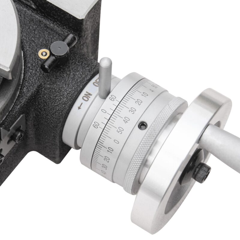 Kang Industrial HVP-41, Rotary Table with Dividing Plate DP-1, 4 Inch Rotary Table Milling Machine Horizontal Vertical Indexing Plate - Image 10