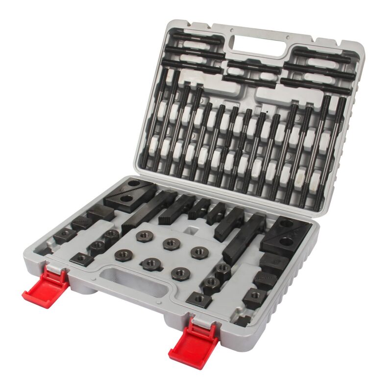 KAKA INDUSTRIAL 5/8" Table Slot 1/2" Stud Szie 52pcs Clamping Kit Set with case holder - Image 2