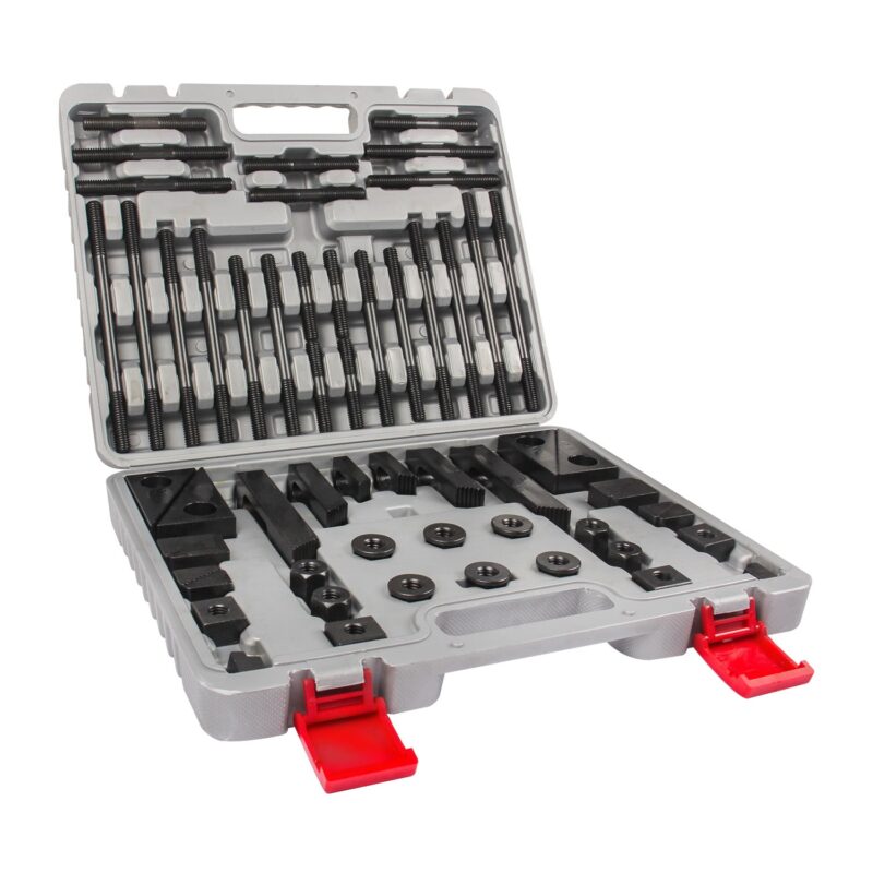 KAKA INDUSTRIAL 5/8" Table Slot 1/2" Stud Szie 52pcs Clamping Kit Set with case holder - Image 3