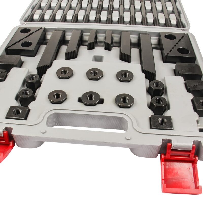 KAKA INDUSTRIAL 5/8" Table Slot 1/2" Stud Szie 52pcs Clamping Kit Set with case holder - Image 4