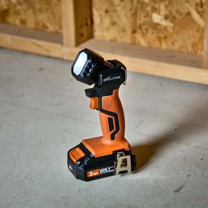 Evolution Cordless R1000TOR-Li 1000 Lumen Torch Light 20v Li-Ion EXT - Image 9