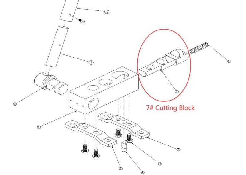 Spare parts for KAKA Industrial RA-3 Manual Pipe Notcher