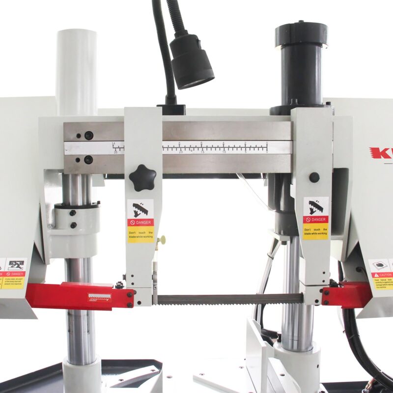 KAKA Industrial TBK-11A Double Column Swivel Head Band Saw, Hydraulic downfeed control with variable Cutting speed, Max cutting capacity 11 inch with 230V 3PH - Image 9