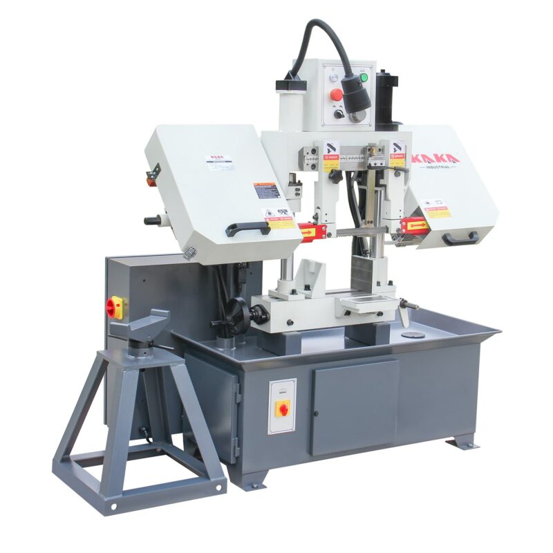 KaKa Industrial TGK-08 Double column horizontal band saw,7.87”x7.87” cutting capacity ,vertical lifting ,Metal Bandsaw with working light, high & low blade speed, Runs on 230v-60HZ-3PH - Image 2