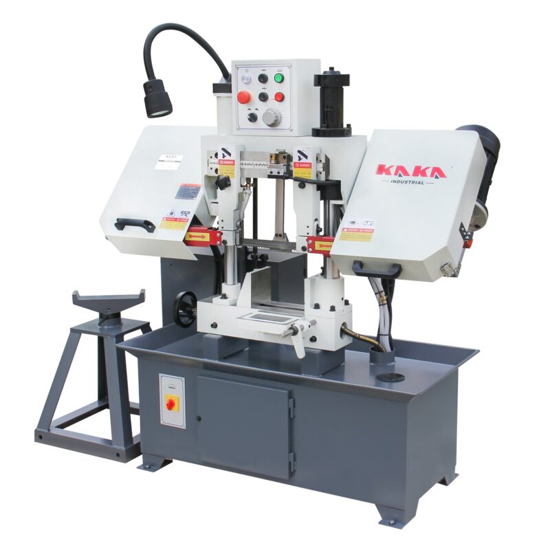 KaKa Industrial TGK-08 Double column horizontal band saw,7.87”x7.87” cutting capacity ,vertical lifting ,Metal Bandsaw with working light, high & low blade speed, Runs on 230v-60HZ-3PH - Image 3