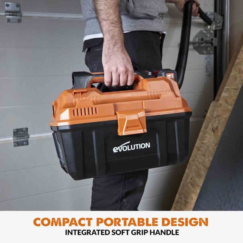 Evolution Cordless R11VAC-Li Wet And Dry Workshop Vacuum 20V Li-Ion EXT - Image 8