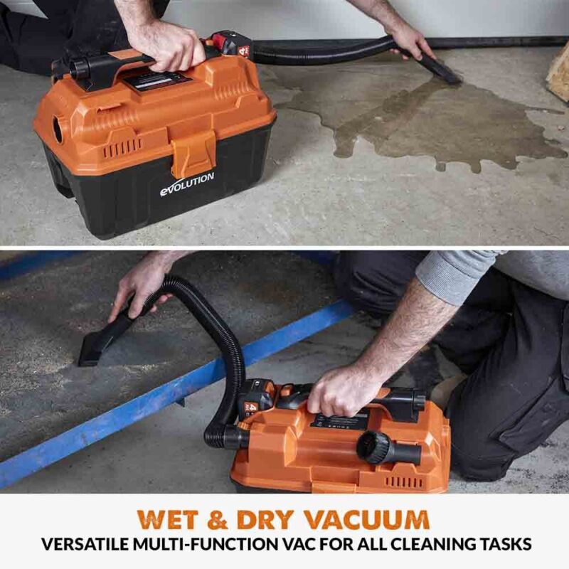 Evolution Cordless R11VAC-Li Wet And Dry Workshop Vacuum 20V Li-Ion EXT - Image 2