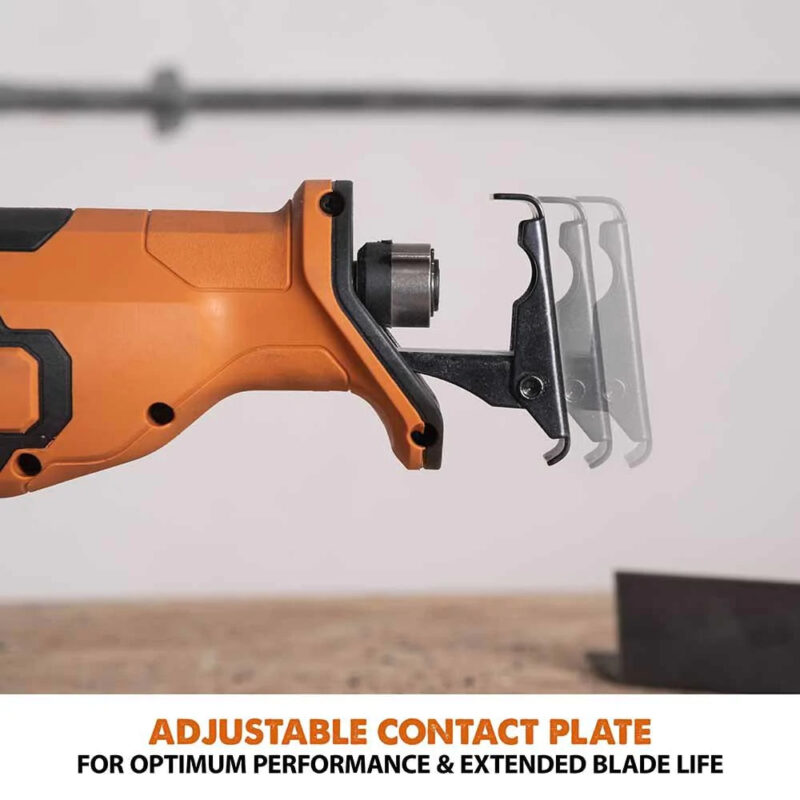 Evolution Cordless R150RCP-Li Reciprocating Saw 20V Li-Ion EXT Inc Multi-Material Blades - Image 4