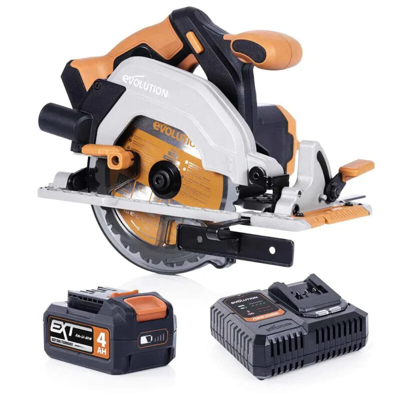 Evolution Cordless R165CCS-Li 6-1/2 in Circular Saw 20V Li-Ion EXT Inc Multi-Material Blade - Image 3