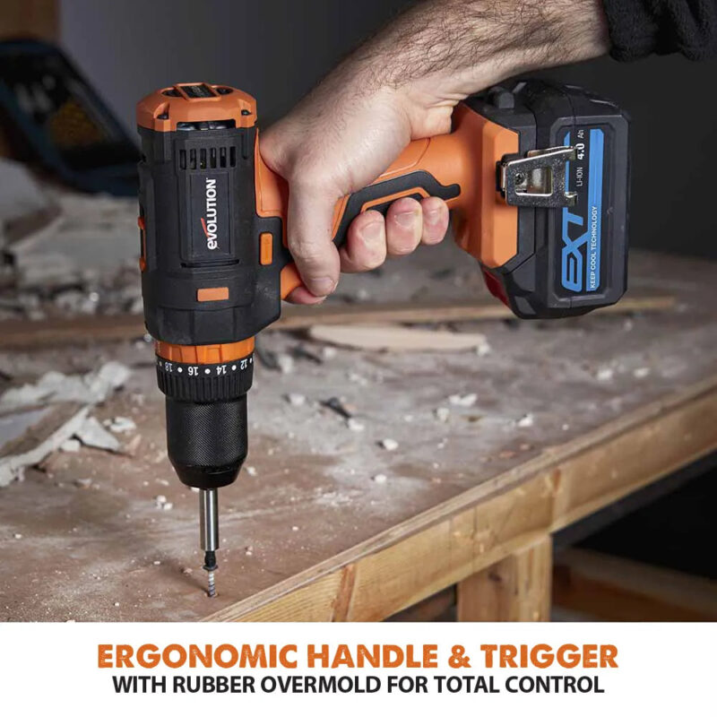 Evolution Cordless R13CMB-Li Combi Drill Driver 20V Li-Ion EXT - Image 5