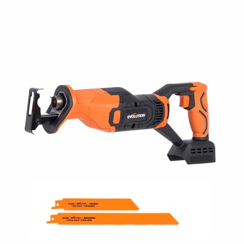 Evolution Cordless R150RCP-Li Reciprocating Saw 20V Li-Ion EXT Inc Multi-Material Blades - Image 7