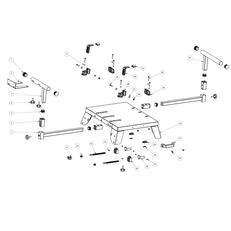 Evolution Chop Saw Stand Spare Parts