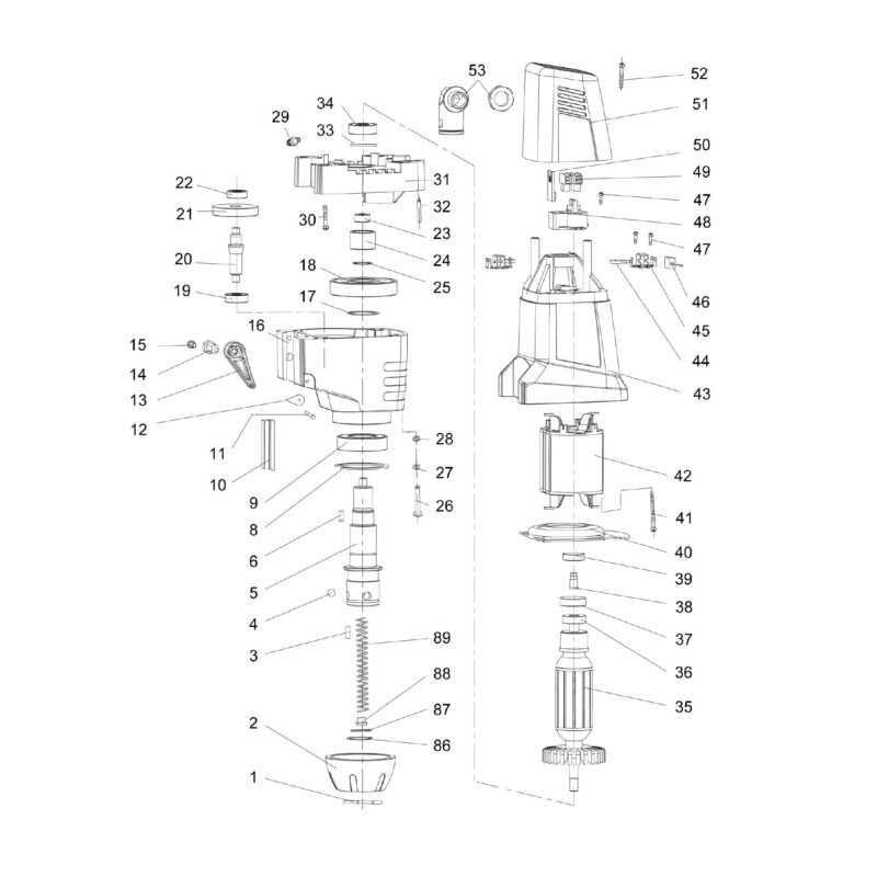 Evolution EVOMAG42 Spare Parts (Head)