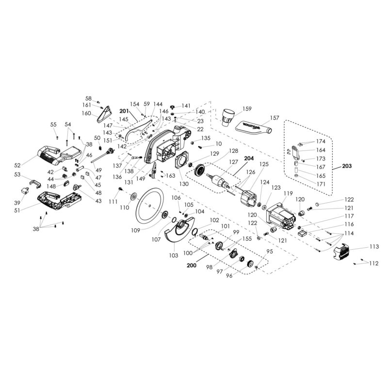 Evolution R255SMS+ Spare Parts (Head)