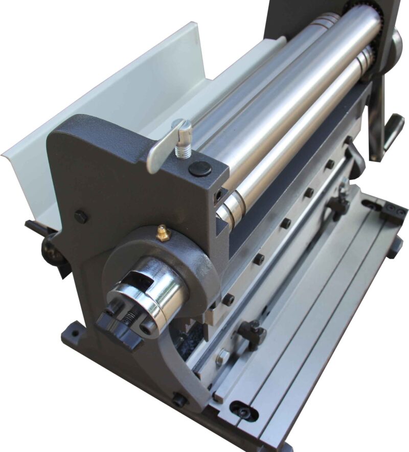 Kaka industrial Sheet Metal Brake 3-In-1/12, 12-Inch Combination Sheet Metal Brake, Shear Press Brake 20-Gauge Capacity, Shears and Slip Roll Machine for Shear Bending Rolling, Brake Shear Roll Machine - Image 7