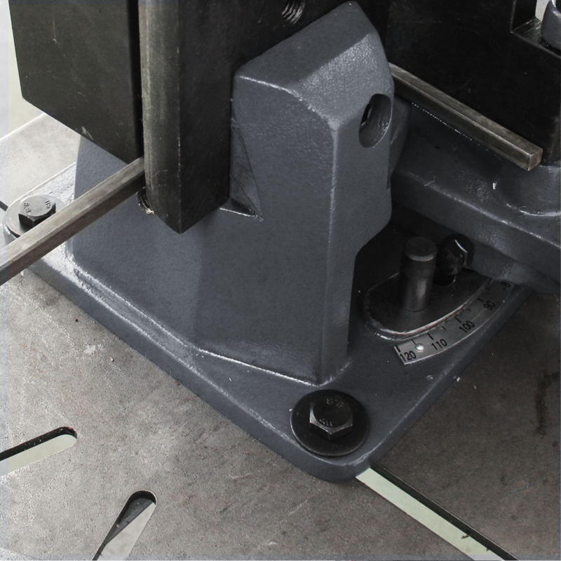 KAKA Industrial UB-70 Cast-Iron Metal Bender, 2-3/4-Inch Hot and Cot Sheet Metal Bender, Solid Design, High Precision Strip Steel, Flat Steel, Round Steel and Angle Steel Metal Bender - Image 8