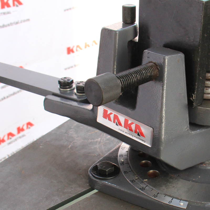 KAKA Industrial UB-70 Cast-Iron Metal Bender, 2-3/4-Inch Hot and Cot Sheet Metal Bender, Solid Design, High Precision Strip Steel, Flat Steel, Round Steel and Angle Steel Metal Bender - Image 9