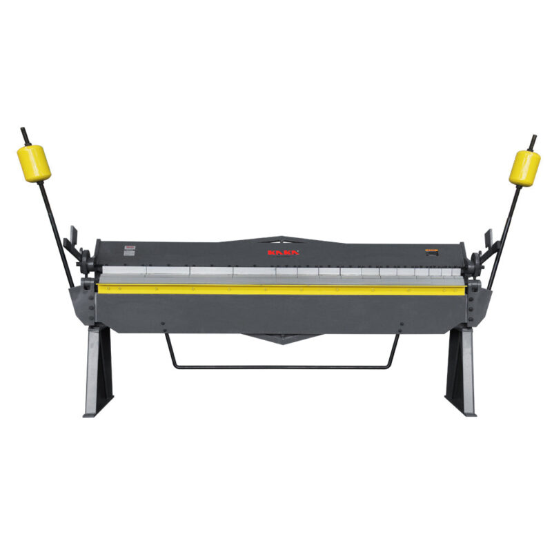 KAKA Industrial W-10012A Heavy-Duty Pan and Box Brake, 12-Gauge Mild Steel, High Versatility and Durability Sheet Metal Box Pan Brake