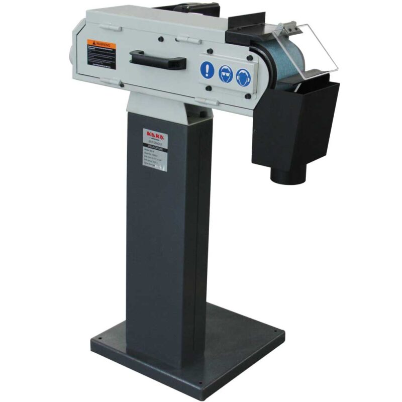 Kaka Industrial BG-4 Belt Grinder, 4 x 48 in Belt Sande, Wheel Metal Belt Grinder/Sander, Sander with Cast Iron Base, High Speed Belt Grinder 110V-60HZ-1PH - Image 2