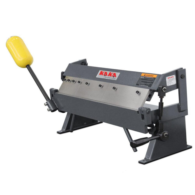 KAKA Industrial W-2416Z, 24"Sheet Metal Pan and Box Brake, Max Thickness 16 Gauge Mild Steel Capacity, Angle 1-135 Degree, The finger size is 1", 2", 3", 8" & 10" Pan and Box Brake Machine