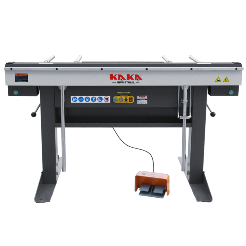 KAKA Industrial EB-6116 Manual Magnetic Sheet Metal Brake, 60-Inch Magnetic clamping Pan and Box Bending Brake, 1-Phase 220V,16-Gauge Mild Steel Capacity, 220V-60HZ-1PH