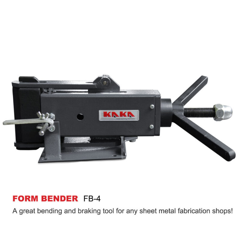 KAKA Industrial FB-4 Flat Steel Metal Brake Bender, 4-Inch Hand Operated Steel Bending Brake, 2.5 Tons Press Bending And Create Up To 90 Degree, High Flexibility, Easy Operation Sheet Metal Forming Bender - Image 9
