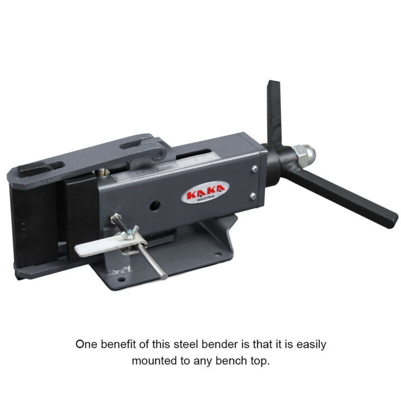 KAKA Industrial FB-4 Flat Steel Metal Brake Bender, 4-Inch Hand Operated Steel Bending Brake, 2.5 Tons Press Bending And Create Up To 90 Degree, High Flexibility, Easy Operation Sheet Metal Forming Bender - Image 2
